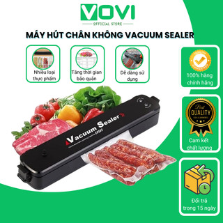 Máy hút chân không mini Vacuum Sealer cao cấp bảo quản thực phẩm tự hàn miệng tiện dụng
