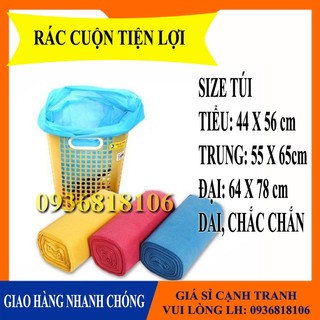 COMBO 3 CUỘN TÚI ĐỰNG RÁC tự hủy sinh học