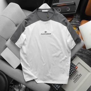 Áo Thun Unisex SIIBE Áo Phông thun cotton mềm form rộng thêu chữ tỉ mỉ phối màu trẻ trung