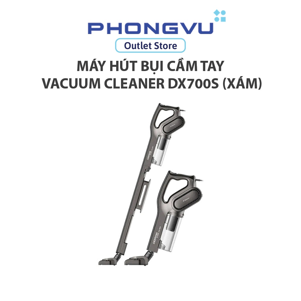 Máy Hút Bụi Cầm Tay Deerma-Deerma Vacuum Cleaner DX700S (Xám) (Bảo hành 12 tháng)