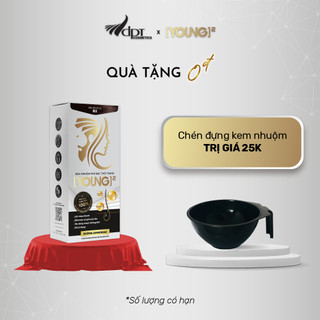 Kem nhuộm phủ bạc Young thời trang cao cấp lên màu chuẩn, tự nhiên 100g 