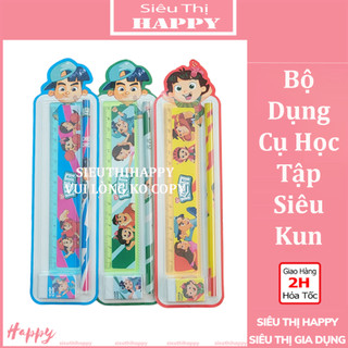 Bộ dụng cụ học tập siêu kun - quà tặng sữa kun