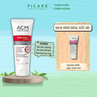 Kem dưỡng ẩm làm dịu giảm tổn thương cho da mụn ACM Sebionex Hydra Repair Cream 40ml