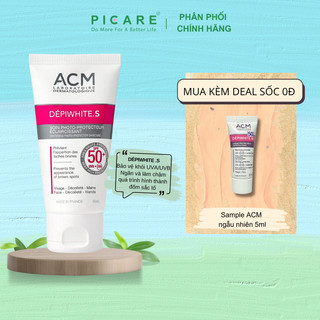 Kem chống nắng ngăn ngừa sạm da ACM Depiwhite S Photo Protector Skincare SPF50+ 50ml