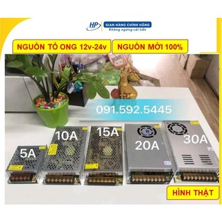 (Hàng Mới) Nguồn Tổ Ong 12v,24v, nguồn camera 12V 24V-5A,10A,15A,20A,30,40A. (Ảnh thật)