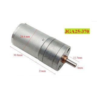 Động cơ giảm tốc jga25-370 3-12 vdc. motor hộp số mini jga25-370