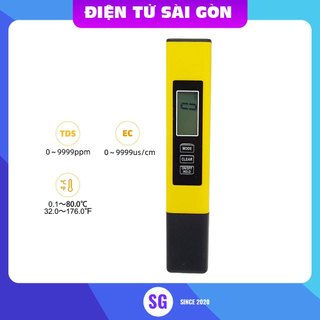 Bút kiểm tra chất lượng nước TDS - EC và nhiệt độ của nước 3 trong 1