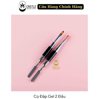 Cọ Đắp Gel 2 Đầu Làm Móng - Cọ đắp gel gôm chuyên dụng làm móng