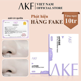 { AKF } Giấy thấm dầu da mặt, thấm mồ hôi siêu tốt dành cho da dầu da mụn–set 100c giấy kiểm soát dầu da mặt,thấm mồ hôi