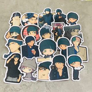 [Conan] Set 20 sticker trang trí dễ thương, miếng dán sổ tay - Sticker Anime Conan