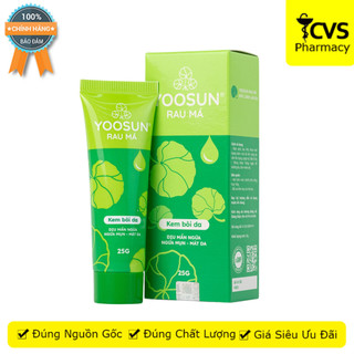 Kem bôi da Yoosun Rau Má - Dịu mẩn ngứa, ngừa mụn, mát da, tránh sẹo - 25g - cvspharmacy