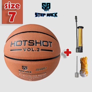 Bóng rổ da microfiber hotshot vol 2 step back số 7, bóng rổ da microfiber cao cấp siêu bám tay, chơi indoor và outdoor