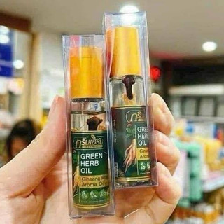 Dầu Thảo Dược Nhân Sâm Thái Lan Ginseng Green Herb Oil 8ml