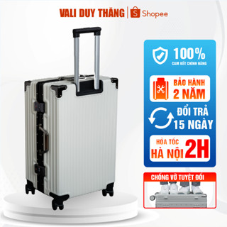 [SIZE 24] Vali Du Lịch Duy Thăng Thời Trang Chất Liệu Nhựa ABS Bo Góc Kim Loại Chống Va Đập