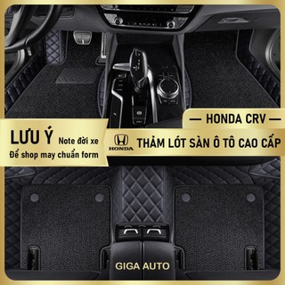 [Hàng có sẵn]Thảm lót sàn ô tô Honda CRV 5D 6D đời 2018 - 2021 chống nước, bảo hành 3 năm, dễ dàng lắp đặt, ôm khít form