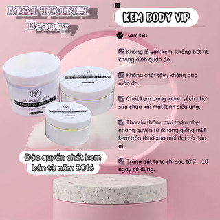 Kem body vip siêu trắng
