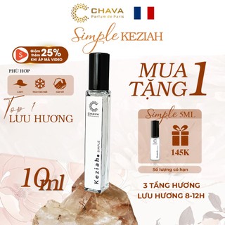 Nước Hoa Nữ - Nước Hoa CHAVA KEZIAH Simple 10ml Chính Hãng - Theo Tiêu Chuẩn Pháp (Lưu Hương 8-12h)