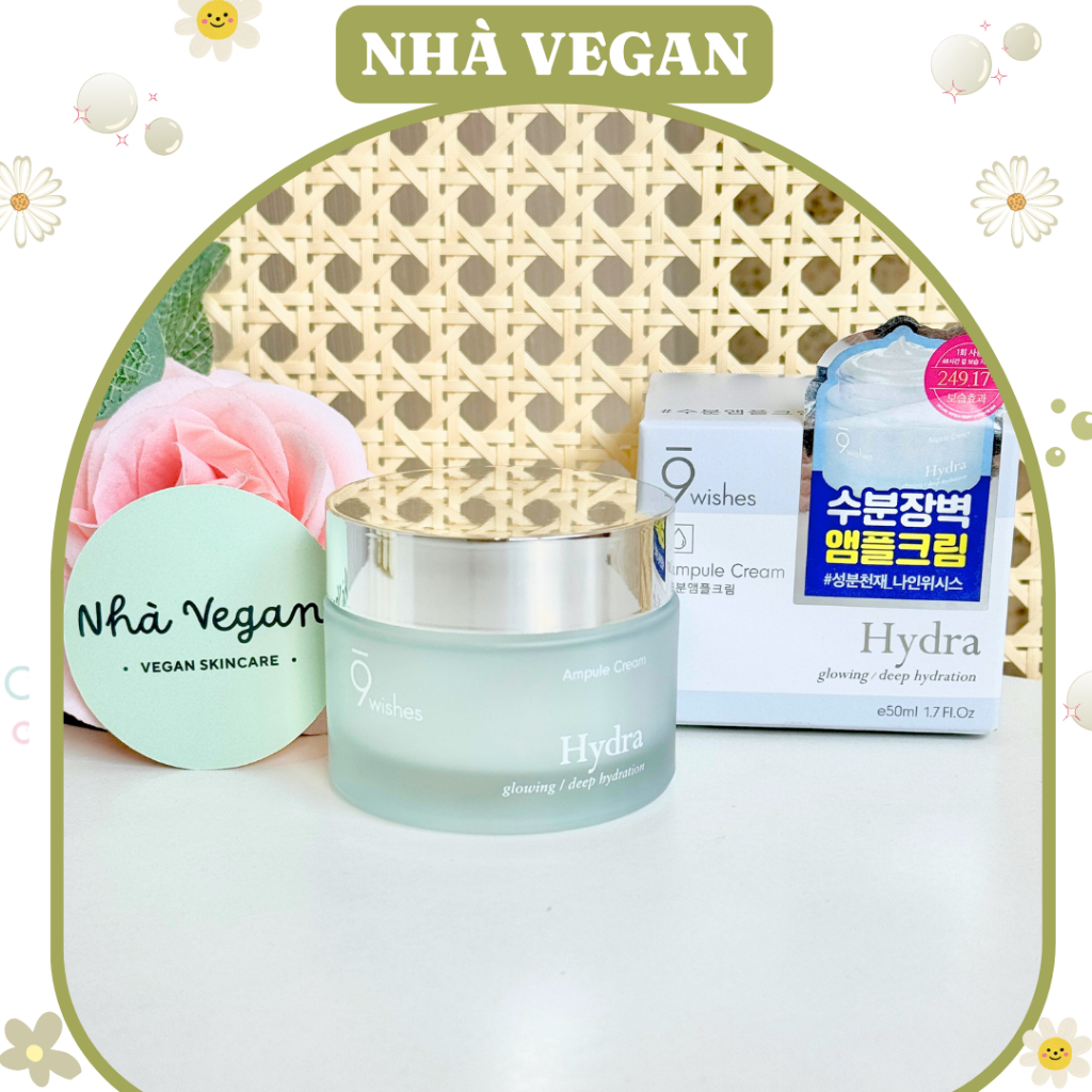 KEM DƯỠNG ẨM 9WISHES HYDRA AMPULE CREAM 50ML