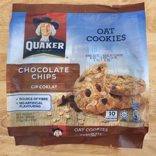 Hsd 16/10/2024 / quaker bánh quy yến mạch sô cô la chocolate chips oat cookies