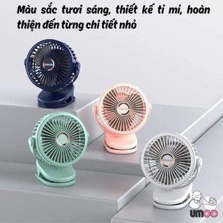 [hàng chính hãng] [có bảo hành]Quạt sạc yoobao/Umoo 6400 mah để bàn, sạc USB thông minh, BH 6 tháng// Quạt nội địa Trung