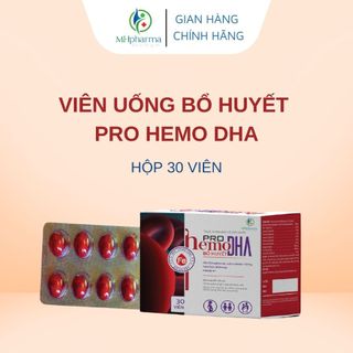 VIÊN UỐNG BỔ HUYẾT  PRO HEMO DHA