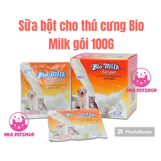 Sữa bột cho thú cưng bio milk gói 100g