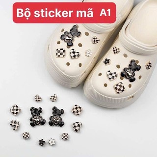 Jibbitz, Sticker, Charm siêu xinh gắn trang trí dép sục, dép Crocs