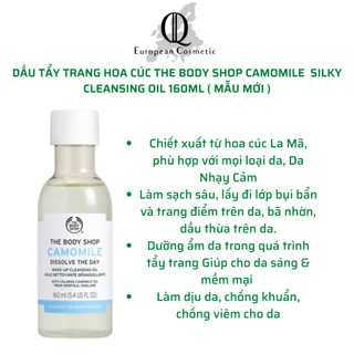 Dầu tẩy trang the body shop cammomlile silky cleansing oil 200ml