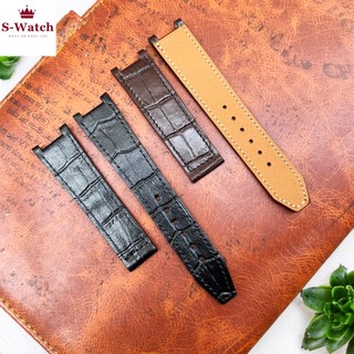 Dây da cá sấu ferragamo - dây đồng hồ f80 nữ- da cá sấu cao cấp, sang trọng