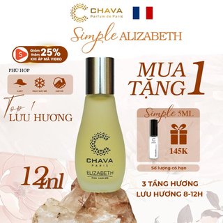 Nước Hoa Nữ - Nước Hoa Lăn CHAVA ELIZABETH 12ml Chính Hãng - Theo Tiêu Chuẩn Pháp (Lưu Hương 8-12h)