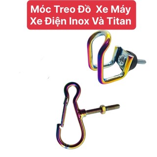 Móc treo đồ xe máy cực chắc chắn inox và titan