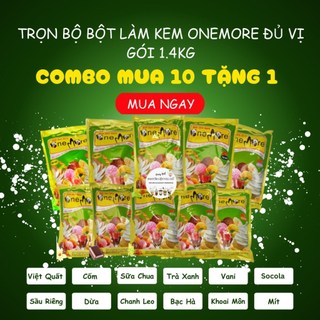 [GIÁ SỈ] Bột làm kem tươi ONEMORE các vị 1.4kg - Mua 10 TẶNG NGAY 1 GÓI TỰ CHỌN