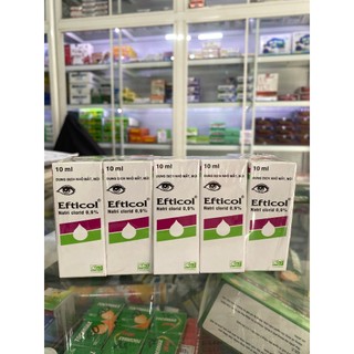 Nước Muối Sinh Lý Efticol 0,9% dùng để nhỏ mắt hoặc rửa mắt