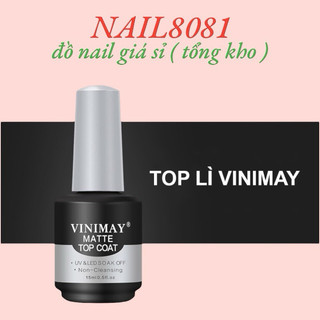 Top lì Vinimay chính hãng , top nhám làm móng