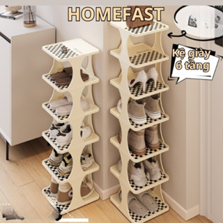 Kệ để giày dép 6 tầng đa năng chữ x hãng Uforu thông minh, có thể tháo lắp gấp gọn, mã mới nhất được ưa chuộng UF166