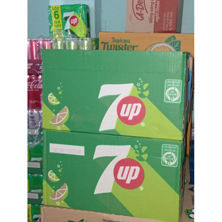 Thùng 24 chai nước nước uống có gaz 7UP 390ml- Hàng chuẩn công ty
