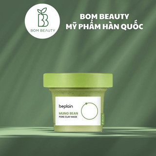 Mặt nạ đất sét beplain đậu xanh 120ml se lỗ chân lông, giảm mụn đầu đen 120ml