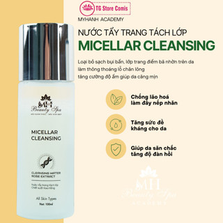 Nước Tẩy Trang Dịu Nhẹ Chiết Xuất Hoa Hồng Cleansing water Rose extract Da Sạch Mịn Sau 2 Phút