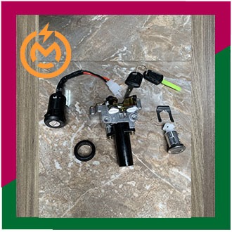 Bộ khóa xe đạp điện chuyên dụng cho xe đạp điện dk bike samurai