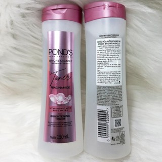 Nước Hoa Hồng Làm Sáng Da Pond's Bright Miracle Tone 150ml