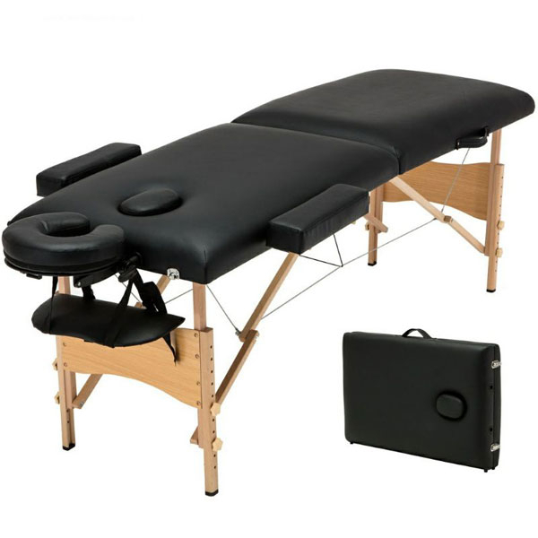 ( Giá Sỉ ) GIƯỜNG VALI NHẬP KHẨU| Giường Spa Massage Cao Cấp Gấp Gọn - Giường Vali Chân Inox,Gỗ Hỗ Trợ Phun Xăm, Massage