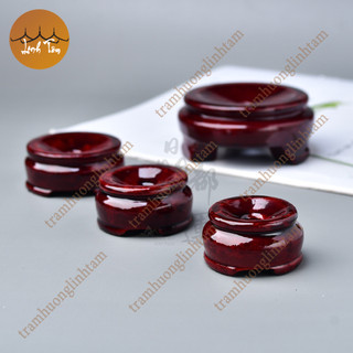 Đế cầu bằng gỗ đặt quả cầu size từ 3cm-6cm đế gỗ trưng bày quả cầu phong thủy trang trí decor