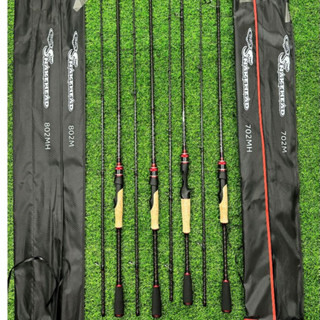 (Tặng Dù+Khóa+Leader)Cần câu Lure TNQ Sneakhead Chịu tải cao, Cần câu trâu bò, Cần Toán Nhà Quê, Cần câu cá