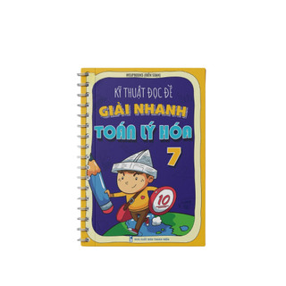 Sách kỹ thuật đọc đề giải nhanh toán lý hóa 7