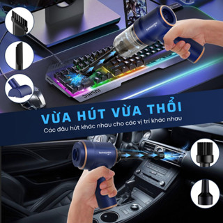Máy Hút Thổi Bụi Cầm Tay Mini Không Dây Tamayoko, Hút Thổi Bụi Ô Tô Vệ Sinh Nhà Cửa Model TA-117