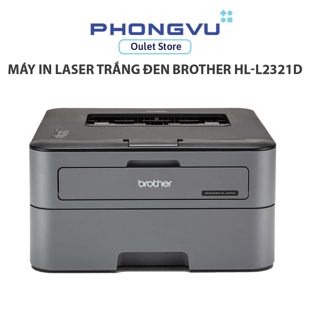 Máy in laser trắng đen BROTHER HL-L2321D (Bảo hành 24 tháng)