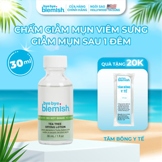 Chấm mụn Tràm Trà dành cho mụn viêm, mụn body Bye Bye Blemish Tea Tree Drying Lotion 30ml