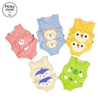  Bộ sơ sinh thun lạnh Minky Mom cho bé 4-15 kg BL-IN19 