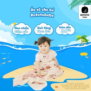 Bộ quần áo cho bé Rototo bebe chất liệu 2 lớp thoáng mát ALADDINVINA