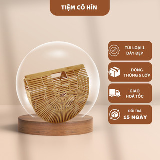 Túi vầng trăng cao cấp Tiệm Cô Hìn đi chơi đi du lịch ship trong 1h đóng thùng không hỏng lỗi 1 đổi 1
